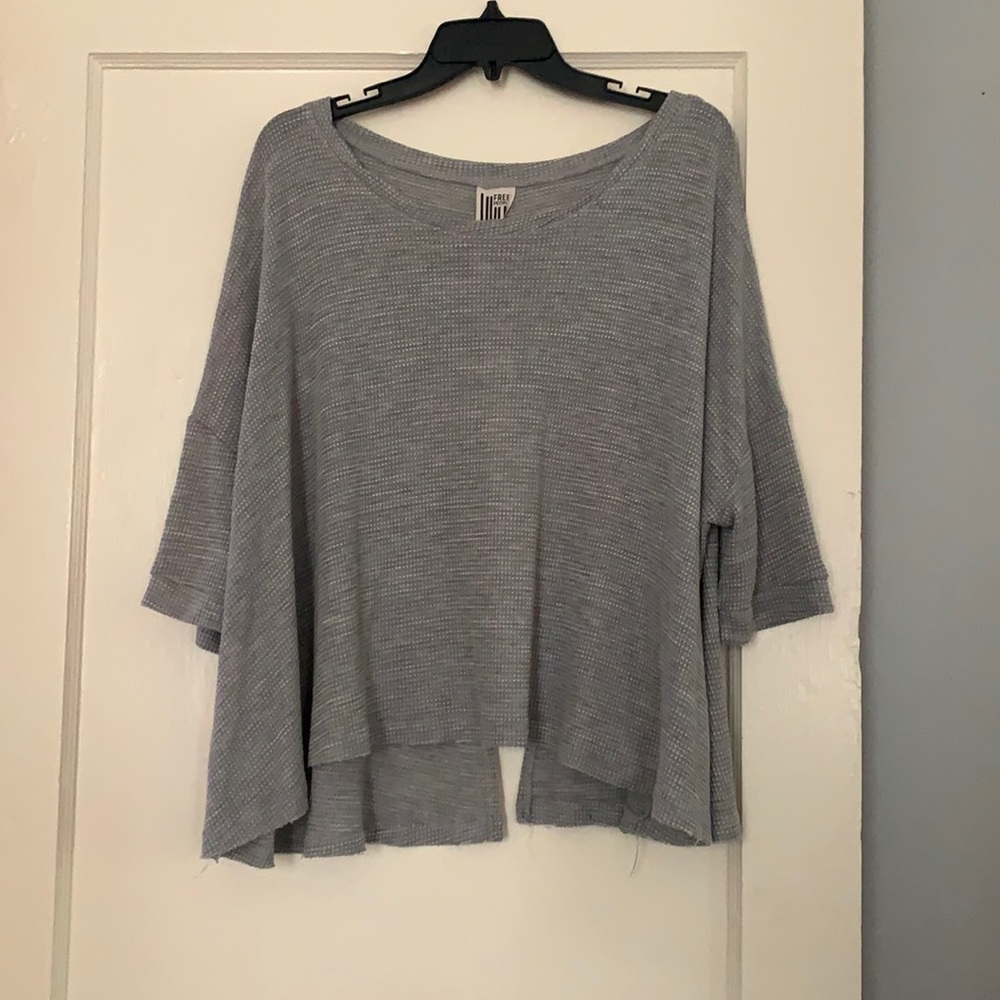 Free People Waffle Top